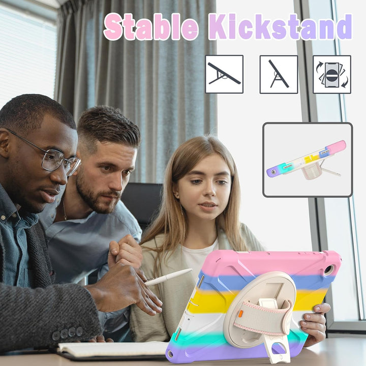 BRAECN für Galaxy Tab A9+ Hülle - Samsung Tablet A9 Plus 11" 2023 Bunt | Stossfeste Schutzhülle, 360