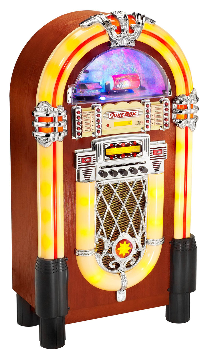 Karcher JB 6604 Jukebox (CD/MP3-Player, Radio, SD/MMC-Kartenslot, USB, Lightshow) UKW - CD