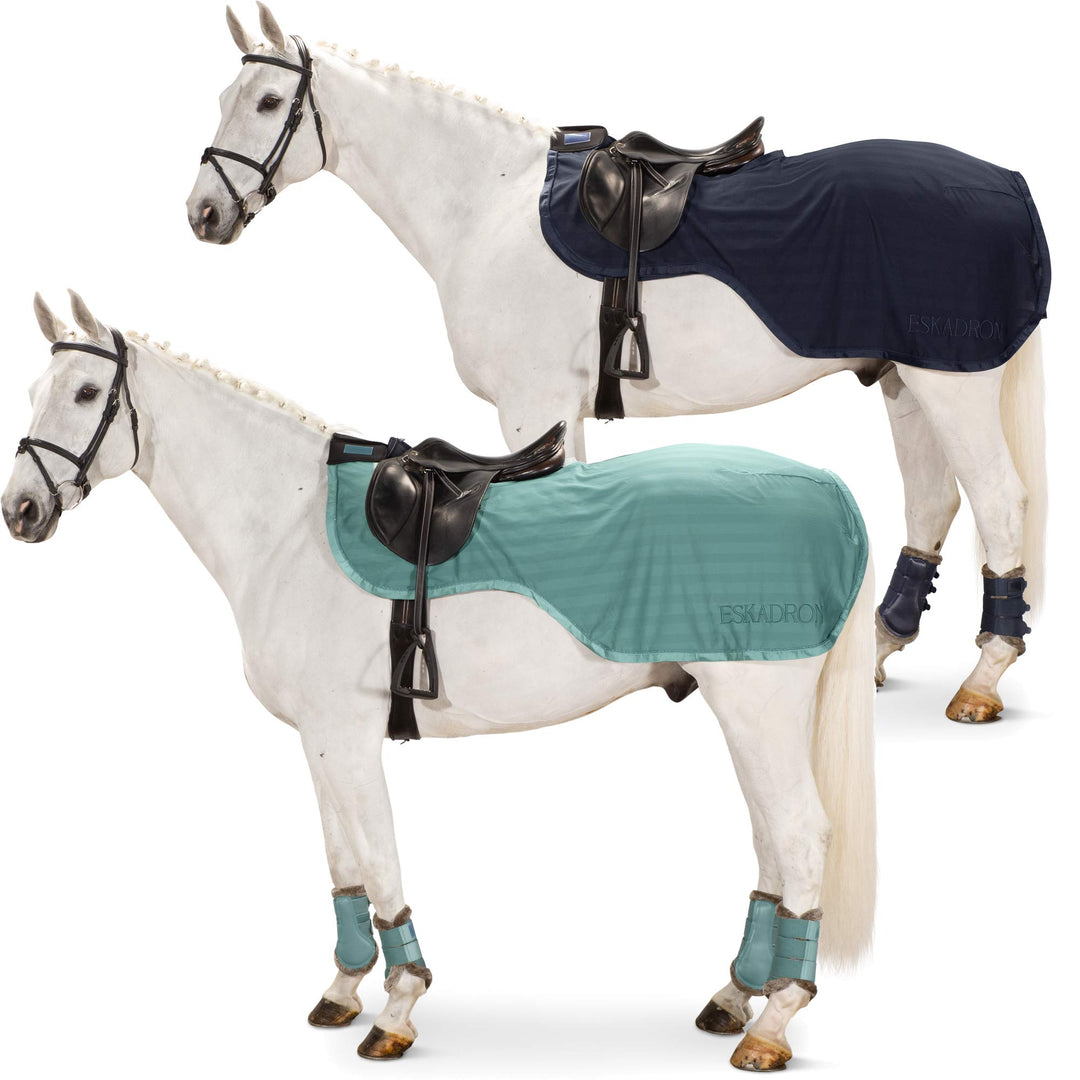 Eskadron Fliegen-Ausreitdecke Exercise Cooler in Navy oder balsamgreen balsamgreen L - 145cm, balsam