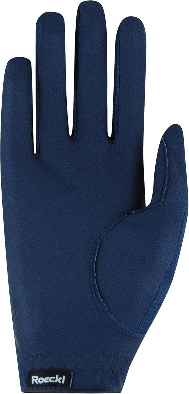 Roeckl Sports Reithandschuh ROECK-Grip LITE, Turnier Sommer Handschuh, 3 Farben, Grösse 6-11 6 Marin