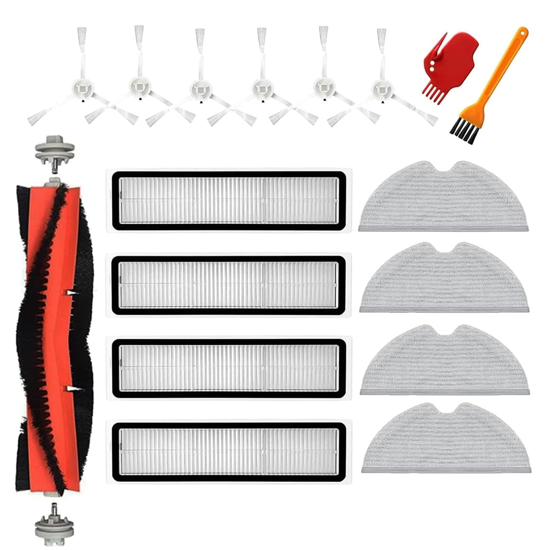 Chuancheng Zubehör-Set für Dreame D9, D9 Max, L10 Pro Staubsauger-Teile, inklusive 1 Hauptbürste, 6