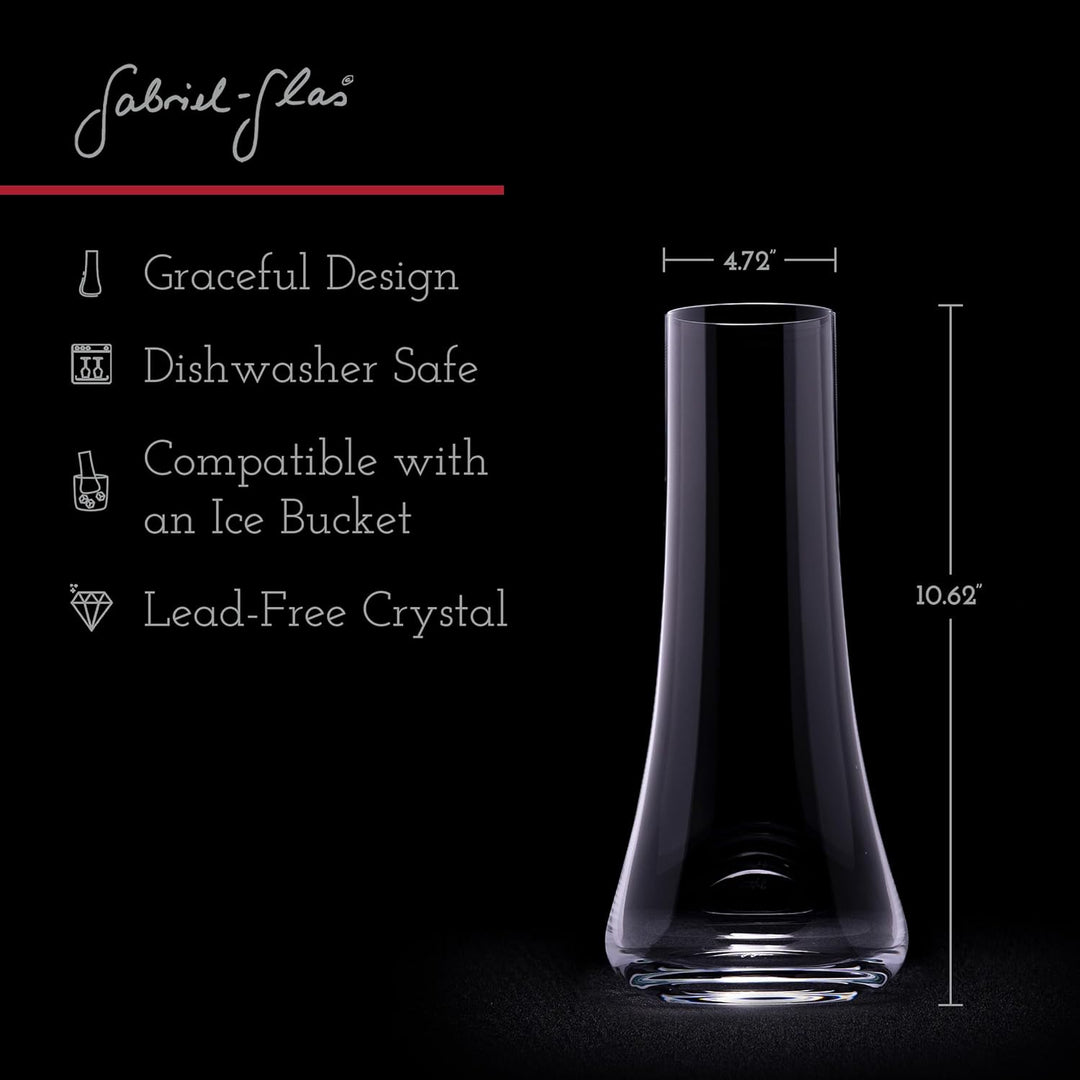Gabriel-Glas - Neue österreichische Kristall-Weinkaraffe - DrinkArt Edition - Dekanter Single Bottle