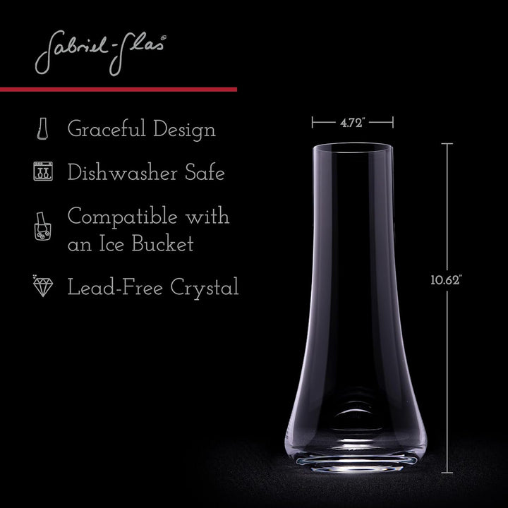 Gabriel-Glas - Neue österreichische Kristall-Weinkaraffe - DrinkArt Edition - Dekanter Single Bottle