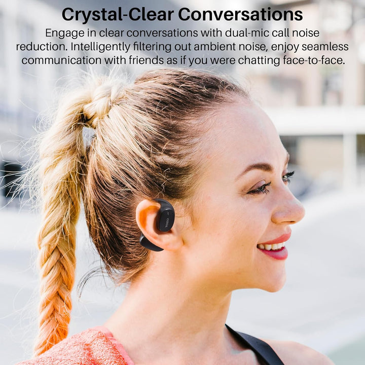 TOZO OpenEgo Open Ear Kopfhörer 5.3 Bluetooth Kopfhörer Sport mit Ohrbügel,Kopfhörer Kabellos Blueto