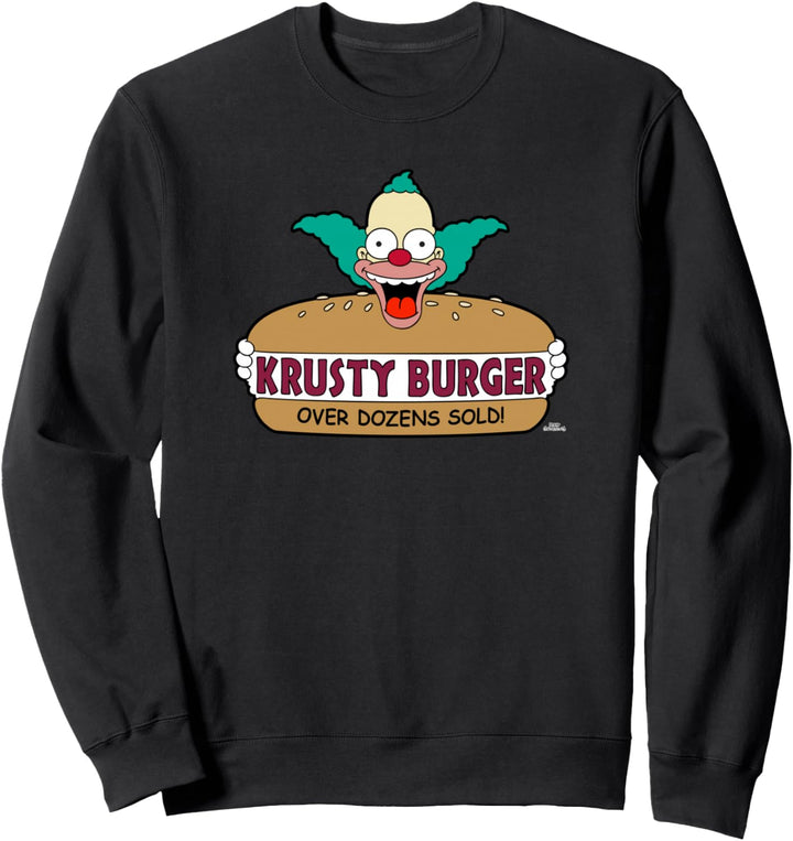 The Simpsons Krusty the Clown Burger Sweatshirt