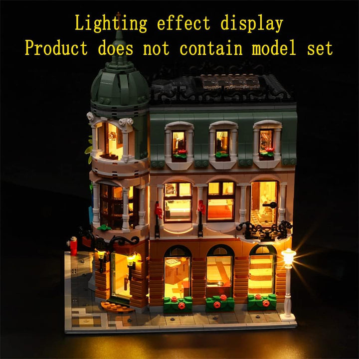 GEAMENT LED Licht-Set Kompatibel mit Lego Boutique Hotel - Beleuchtungsset für Creator 10297 Baumode