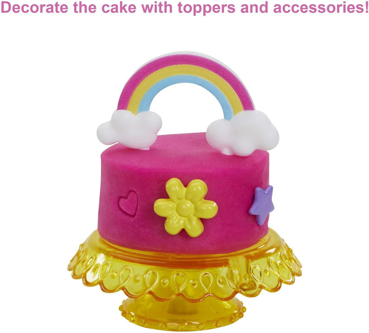 Barbie HGB73 - Tortenbäckerei Spielset mit Puppe (30 cm), Bäckerei, Kuchenherstellungsfunktion, +20