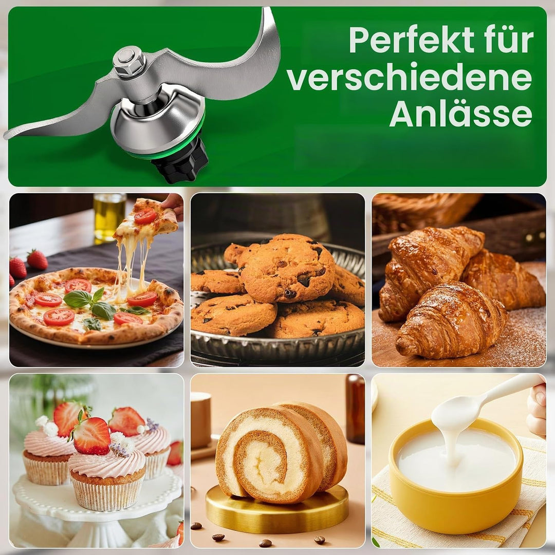 Teigmesser für Thermomix TM6 und TM5, Ohne Teigrückstände Nach Verwendung und Leicht zu Reinigen, Er