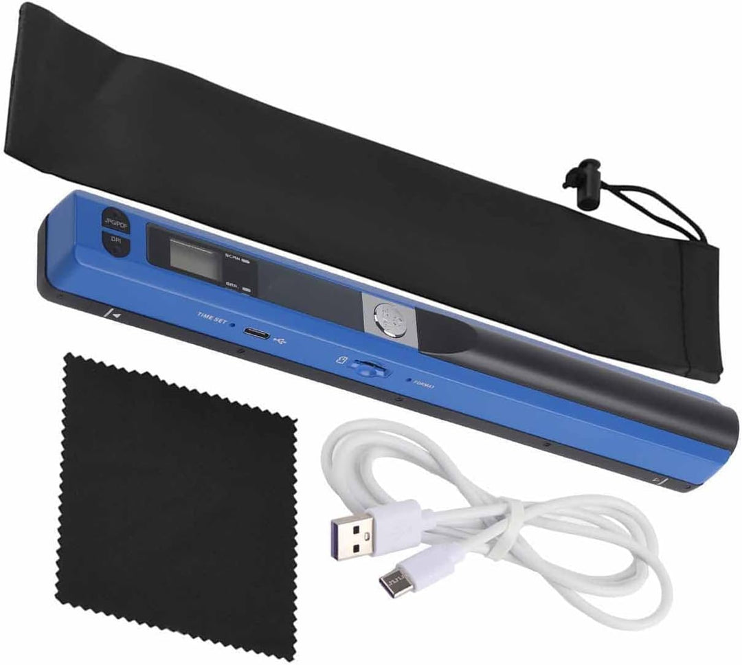 Cuifati Handscanner, Tragbarer Scanner, USB-Stiftscanner, A4-Scan, JPG/PDF, USB 2.0, Klare Bildgebun