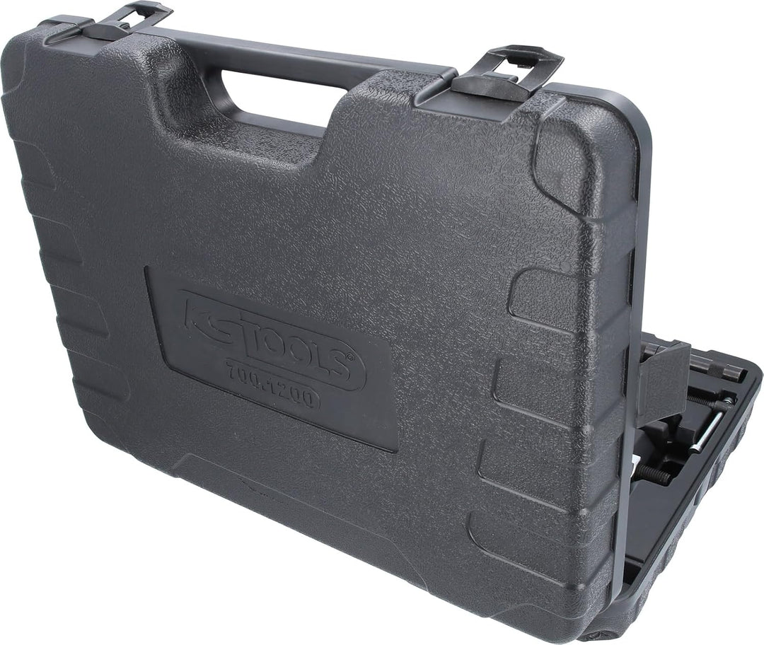KS Tools 700.1200 Hydraulischer Abziehersatz 2-armig und 3-armig, 22-tlg