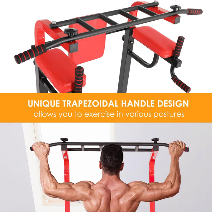Power Tower Dip Station Klimmzugstange für Heim-Fitness-Studio Krafttraining Workout-Ausrüstung, höh