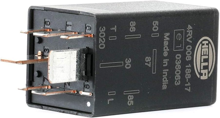 HELLA 4RV 008 188-171 Steuergerät, Glühzeit - 12V - 7-polig - Vorglühzeit: 8sec. - nachglühfähig - m