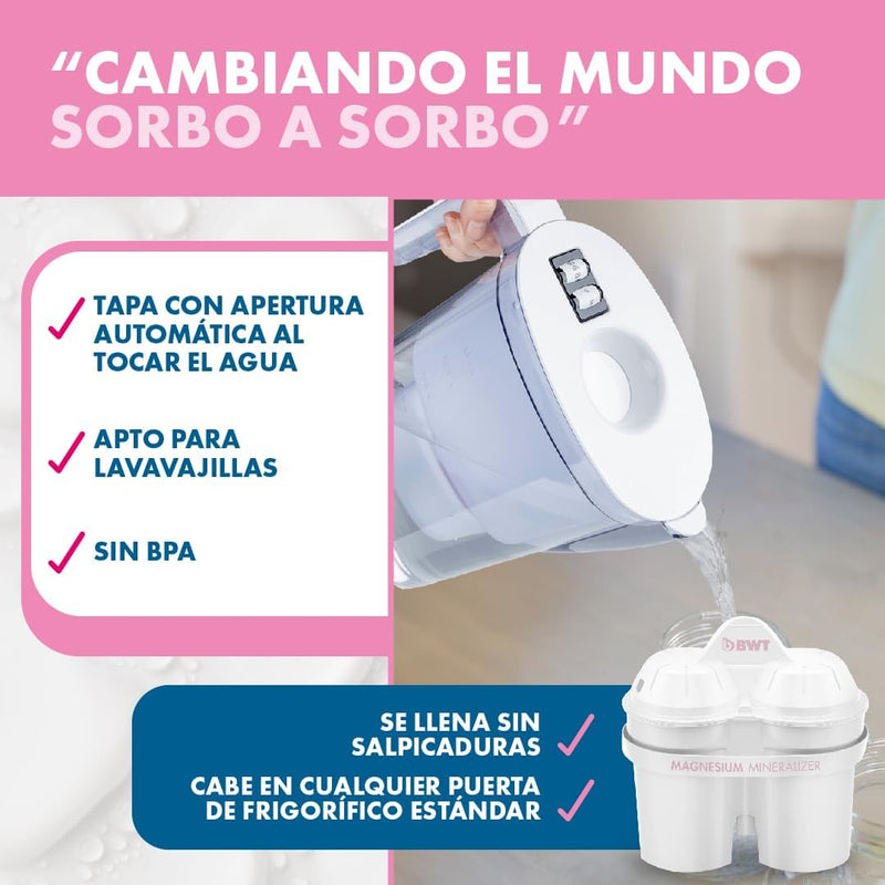 BWT 8801504 JARRA AGUA TIPO BRITA, Weiss, 11.5 cm