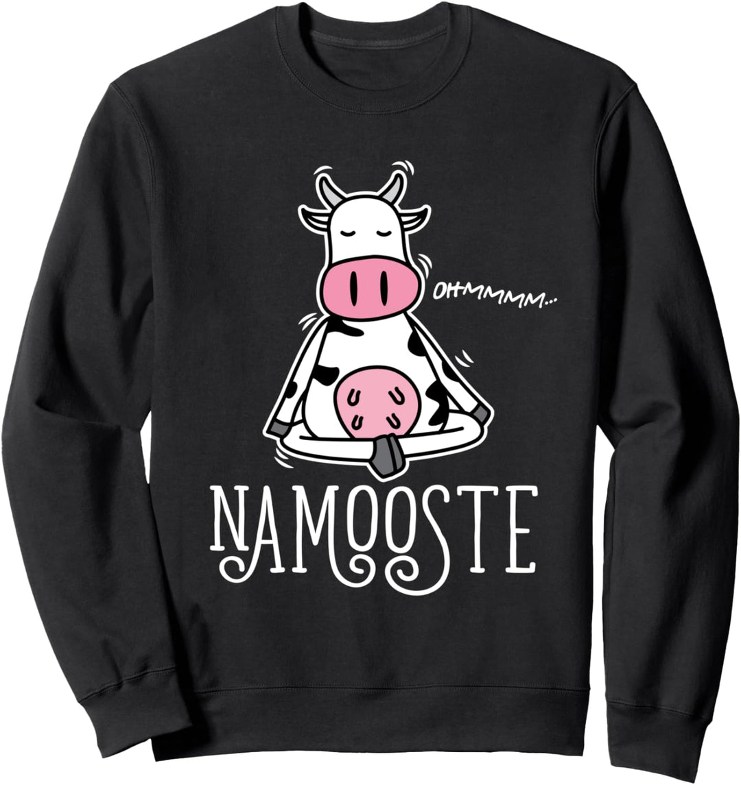 Yoga Kuh I Namaste I Süsse Tiere I Witziges Yoga Sweatshirt