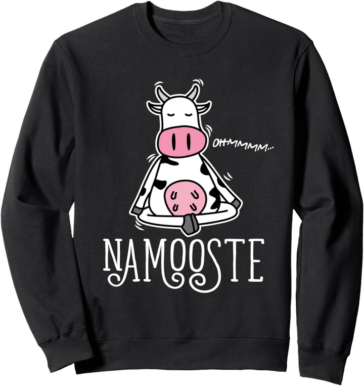 Yoga Kuh I Namaste I Süsse Tiere I Witziges Yoga Sweatshirt
