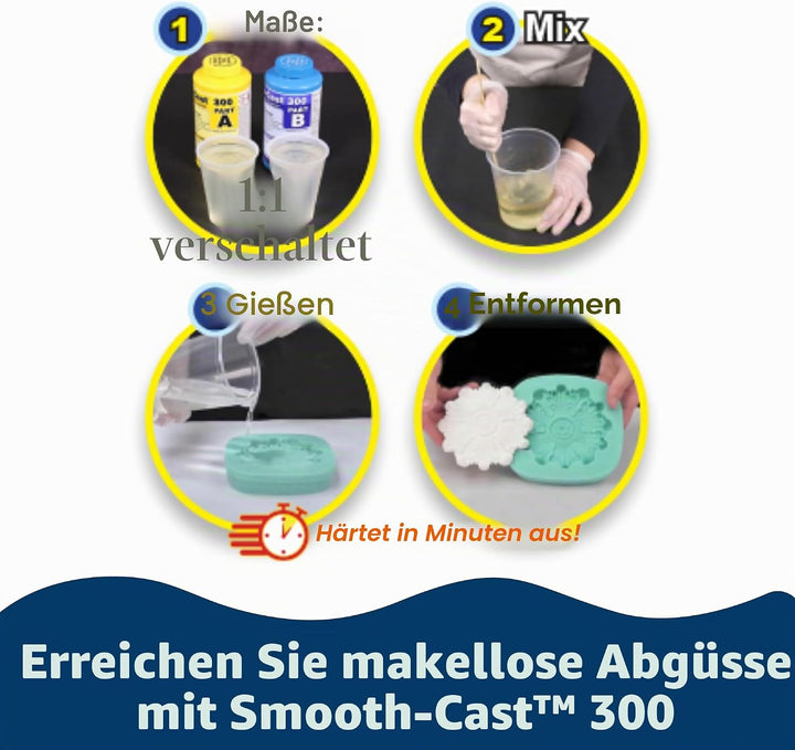 Smooth-On Smooth-Cast 300 Liquid Plastic Compound Smooth-Cast 300 by Smooth-On, Inc. Weiss, Weiss
