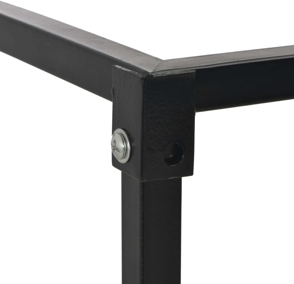 vidaXL Brennholzregal mit Boden Kaminholzständer Regal Kaminholzregal Kaminholzablage Feuerholzregal
