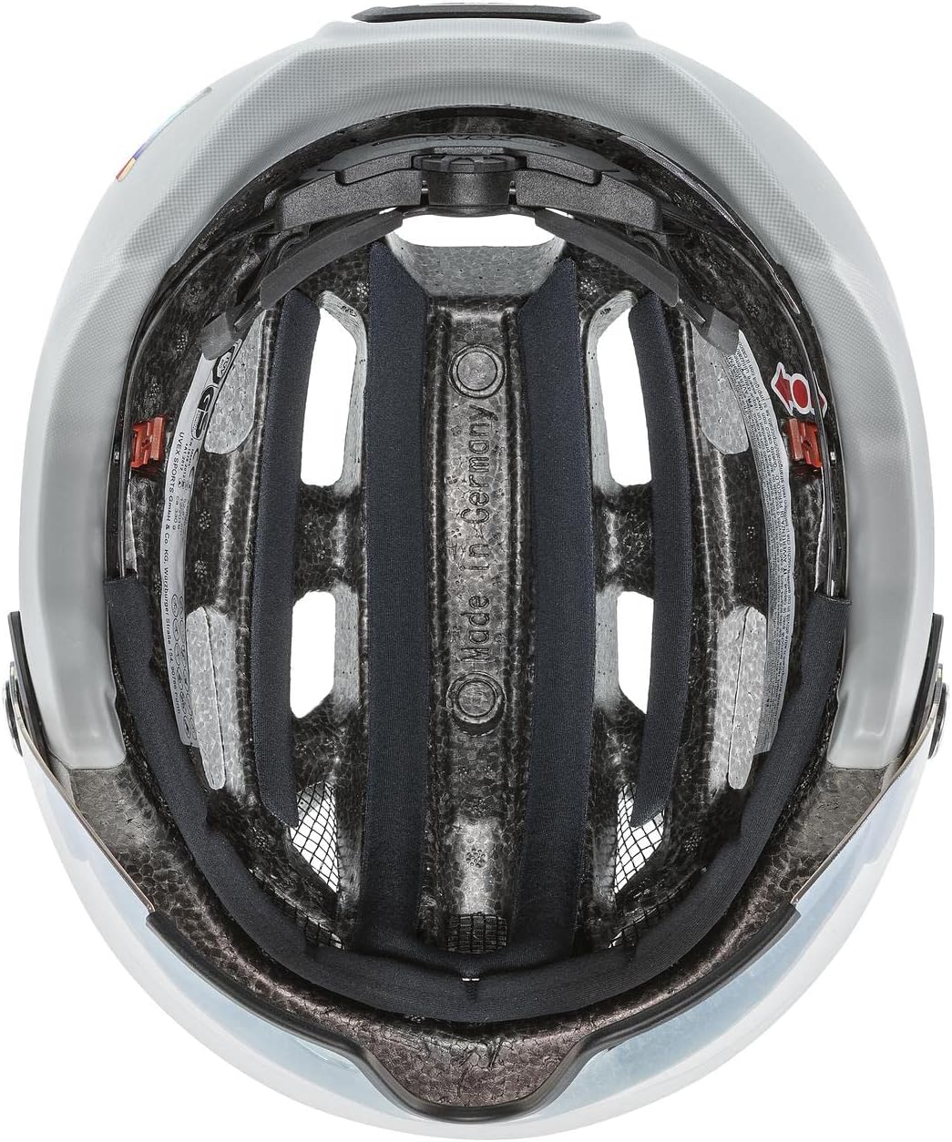 uvex Finale Visor V - sicherer City-Helm für Damen und Herren - mit selbsttönendem Visier - inkl. LE
