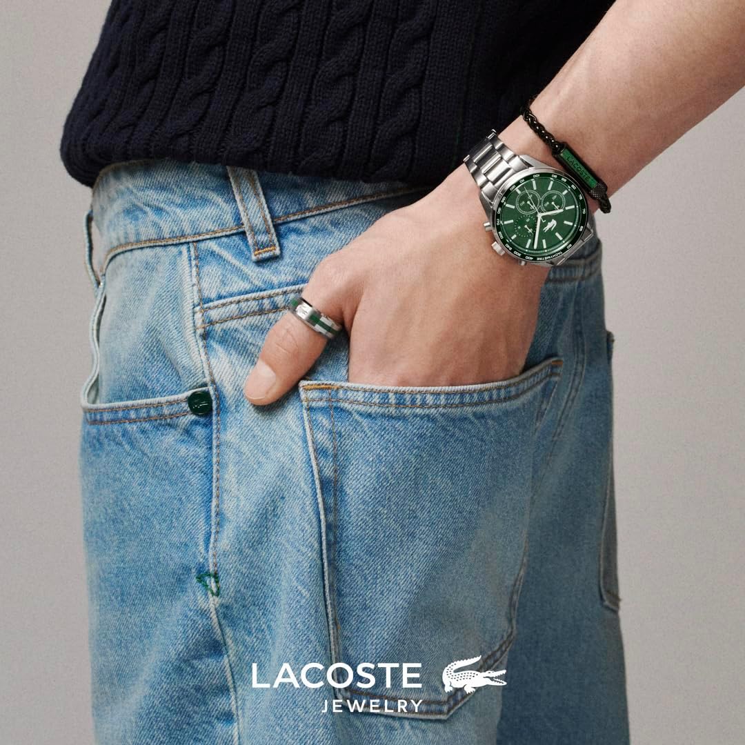 Lacoste ring für Herren Kollektion LACOSTE BASELINE 62 Silver, 62 Silver