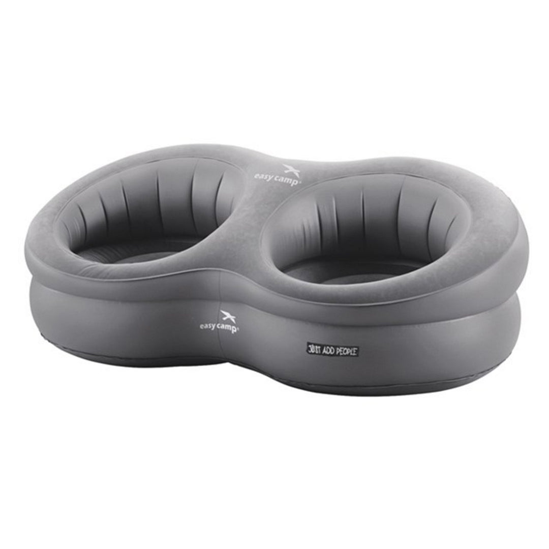 Easy Camp Movie seat Double Stuhl, Kunstleder, Grau, One Size