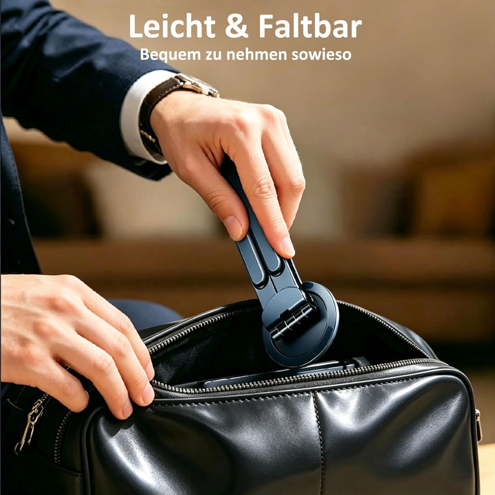 [Magnetischer] 3-in-1Laptopständer Tablet-Ständer Handy-Ständer Verstellbarer Reiseständer aus Alumi