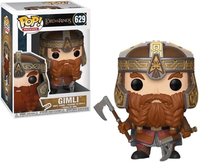 Funko Pop! Vinyl: LOTR/Hobbit: Gimli Lord of The Rings - Vinyl-Sammelfigur - Geschenkidee - Offiziel