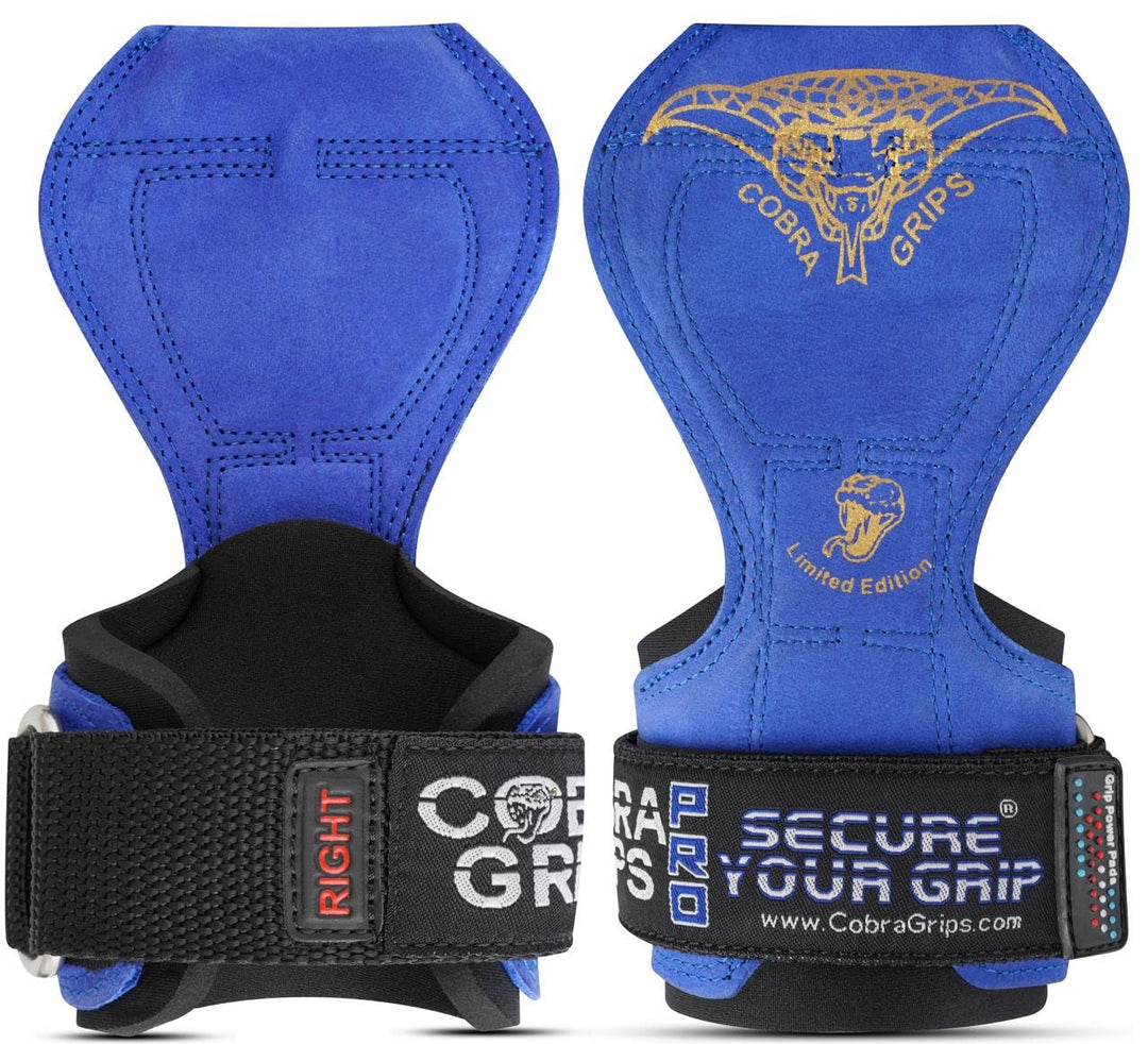 Cobra Grips V2 Lifting Griffe Gewicht Versa Handschuhe Alternative Power, Blau