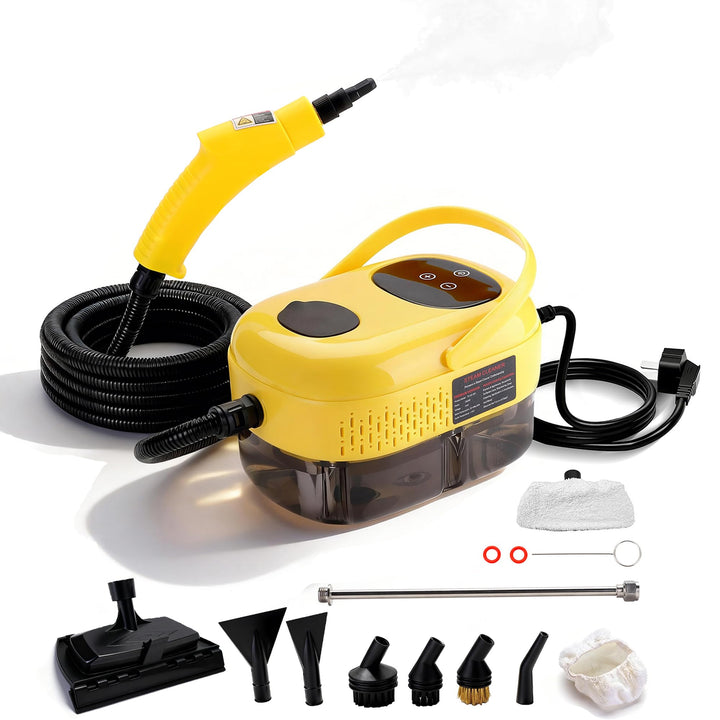 Dampfreiniger, Dampfreiniger Handgerät, 1.2L Wassertank, 15 Sekunden Aufheizzeit, 2500W Hochdruck St