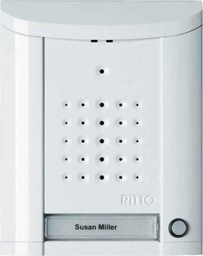 Schneider Electric Ritto Türstation, Entravox, Audio für 1-Familienhaus, Gegensprechanlage mit Beleu