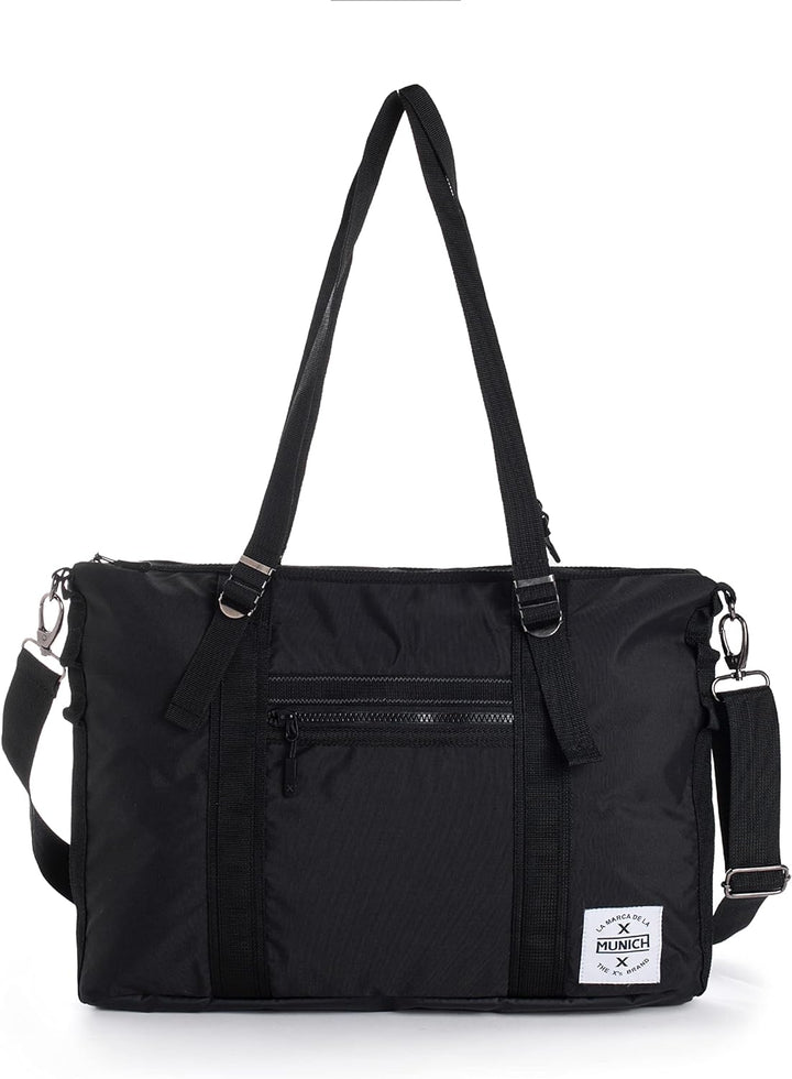 Munich Herren Fora Messenger Black Bags, schwarz
