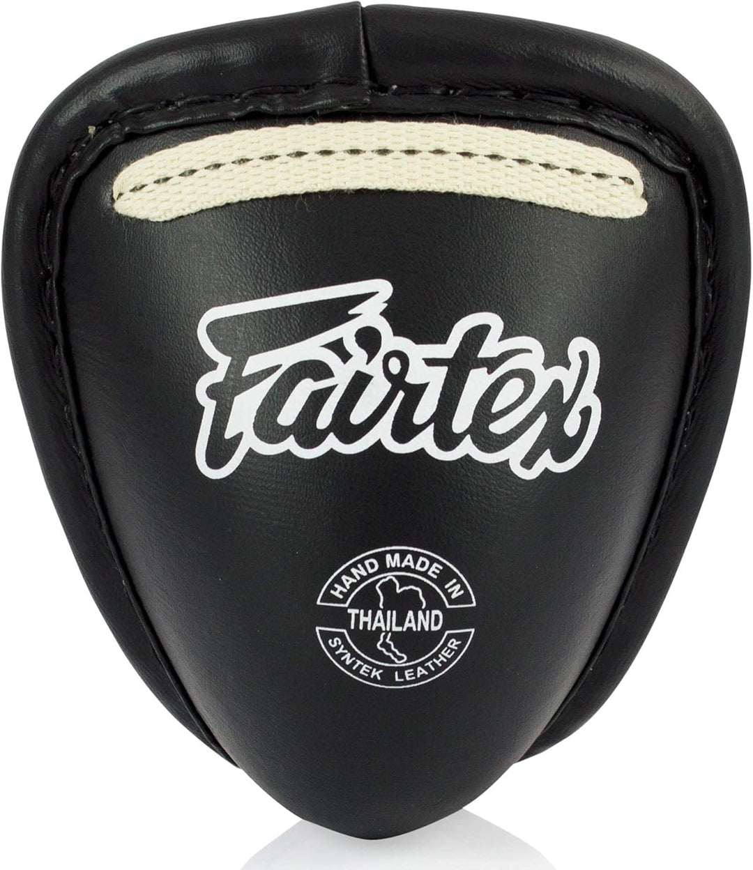 Fairtex GC2 Muay Thai Stahlbecher für Muay Thai, Kickboxen, MMA L Schwarz, L Schwarz