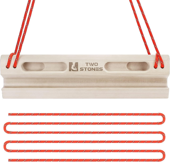 TWO STONES Tragbares Griffbrett als Klettertraining Boards mit Kanten und Taschen, Tragbares Kletter
