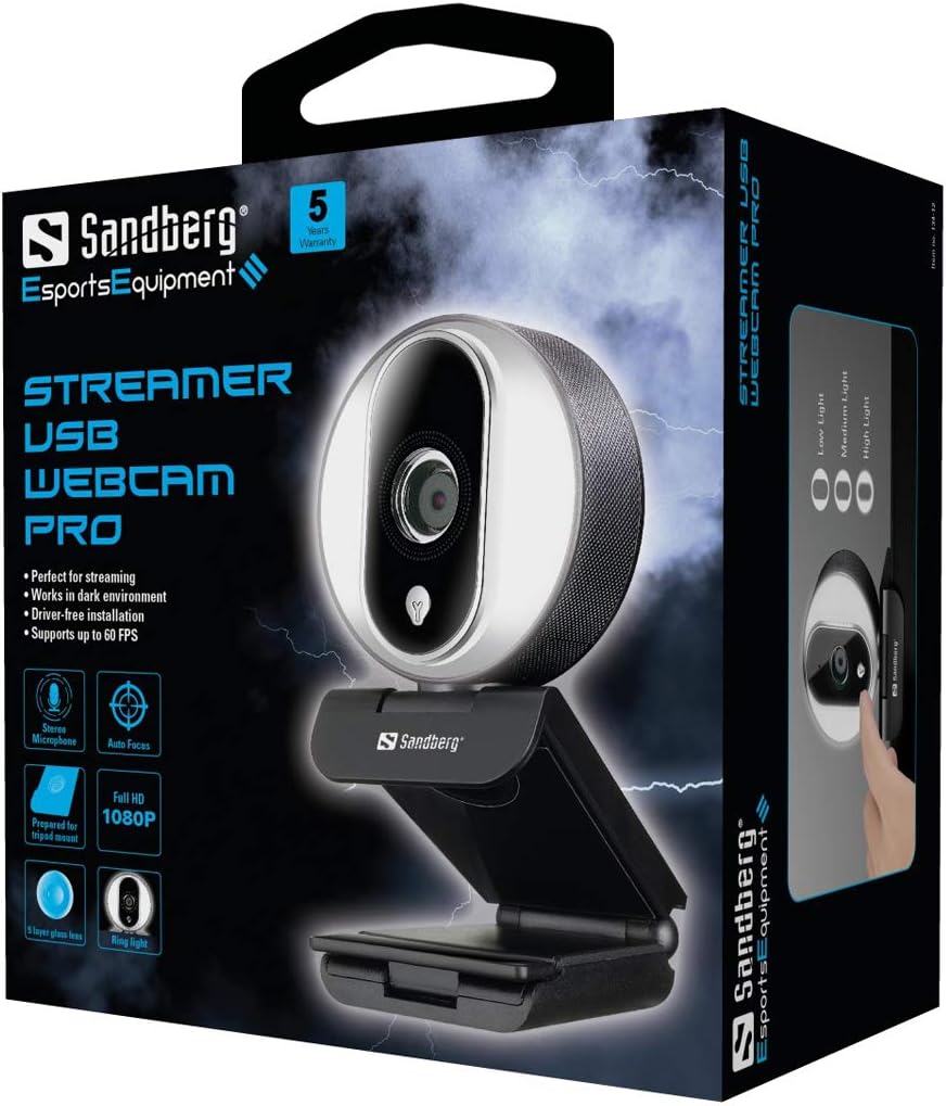 Sandberg 134-12 Webcam Pro USB Streamer