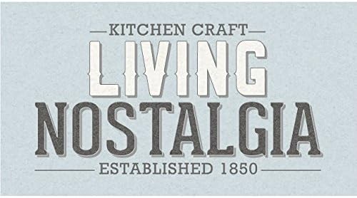 Kitchen Craft 25,5 cm, Living Nostalgia innen Wall Clock, Antique Cream Klassisch Cremefarben, Klass