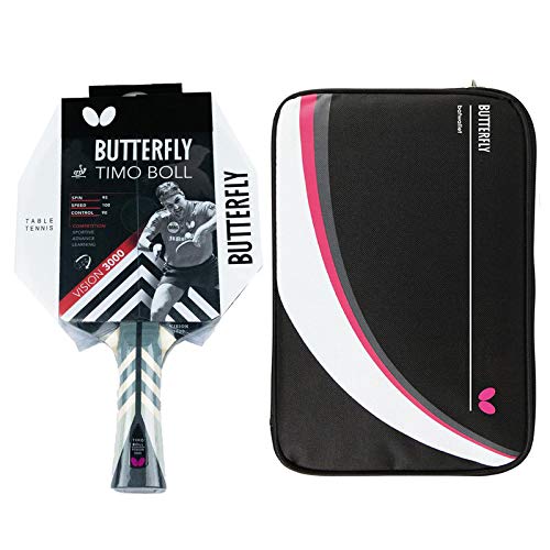 Butterfly® Timo Boll Vision 3000 Tischtennisschläger | Tischtennis Racket Bat TT Profi Wettkampfschl