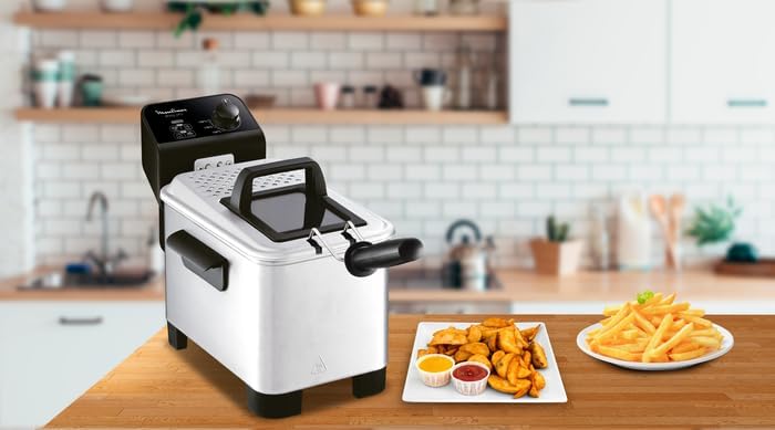 Tefal FR5101 Filtra Pro Inox & Design | 3,0 L | Premium Fritteuse | 2300 Watt | Semiprofessionelle F