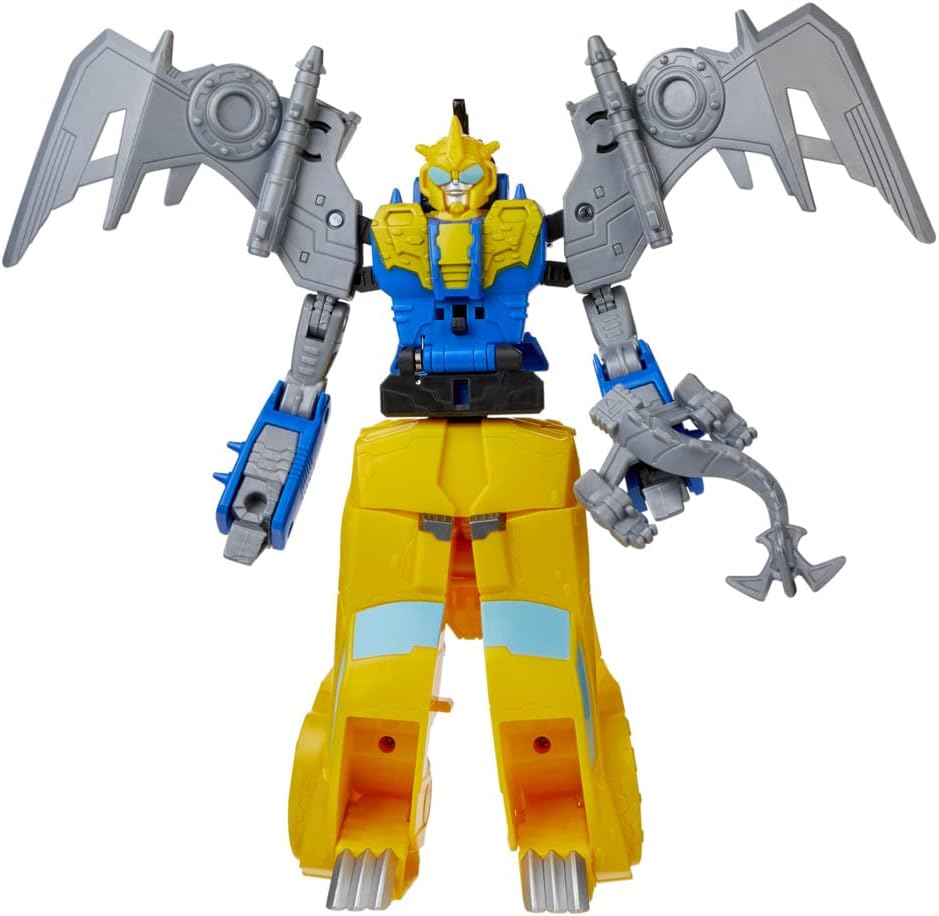 Transformers Bumblebee Cyberverse Adventures Spielzeug Dino Combiners Bumbleswoop 2er-Pack Figuren,