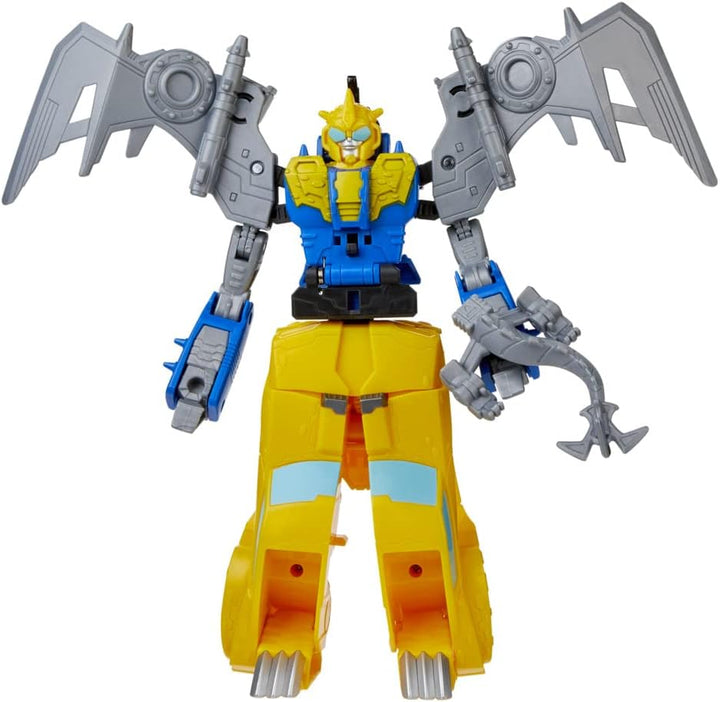Transformers Bumblebee Cyberverse Adventures Spielzeug Dino Combiners Bumbleswoop 2er-Pack Figuren,