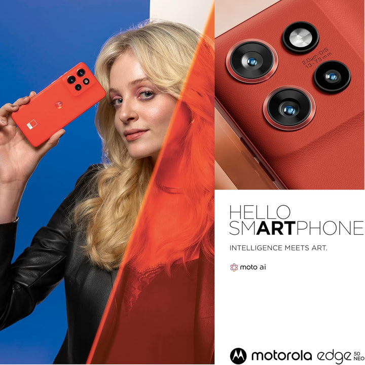 Motorola edge50 neo Smartphone (6,36"-Super-HD-Display, 50-MP-Kamera mit Moto-KI, 12/512 GB, 4310 mA