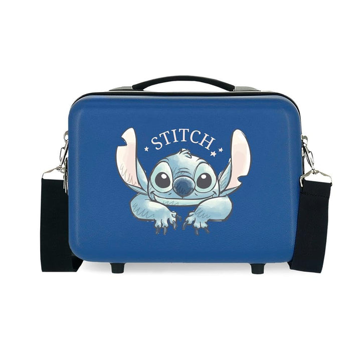Disney Stitch Kids’ Suitcase, Cabin Suitcase, Medium suitcases and Luggage Set, Hard‑Shell ABS, Side