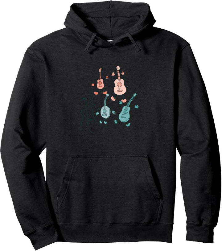 Ukulele Kader Musiker Musikinstrumente Gitarre Pullover Hoodie