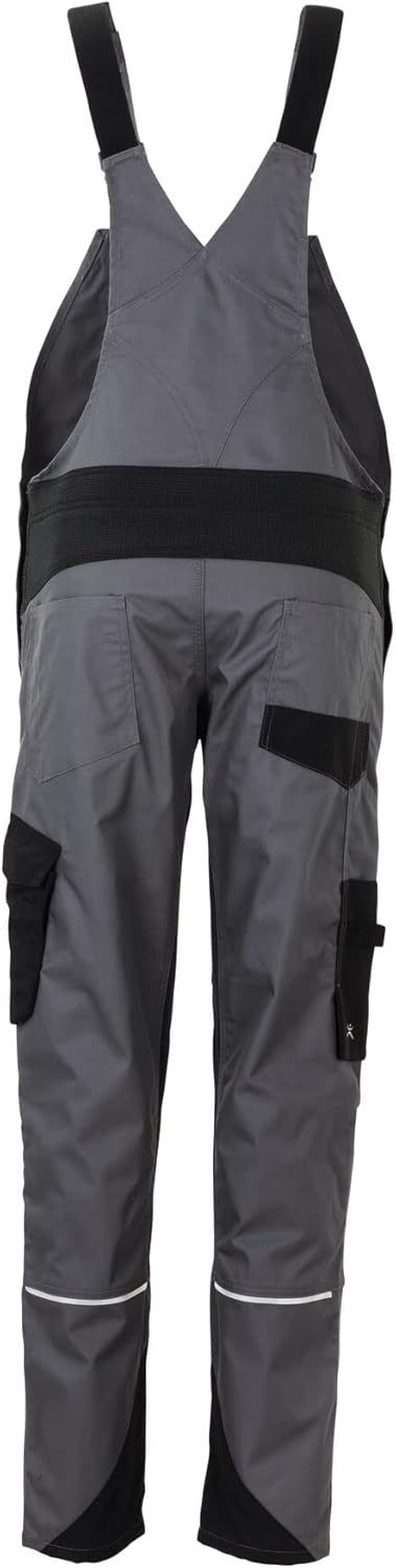 Planam Norit Damen Latzhose viele Farben alle Grössen schiefer/schwarz 46, schiefer/schwarz 46