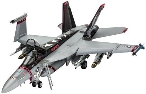 Revell Modellbausatz Flugzeug 1:32 - F/A-18E Super Hornet im Massstab 1:32, Level 5, originalgetreue