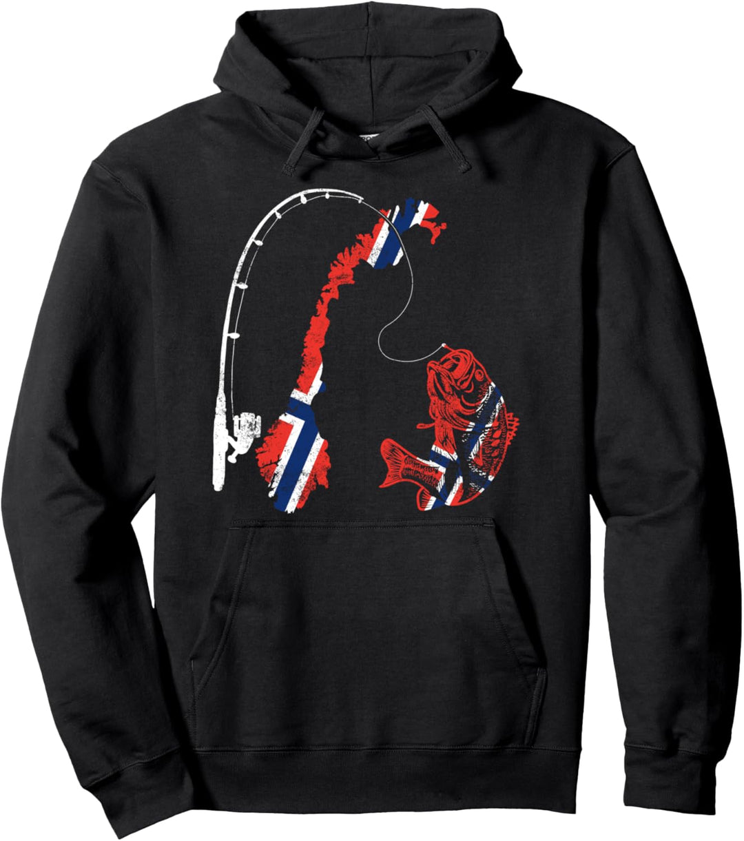 Norwegen Angeltour Fishing Trip Angeln in Norwegen Pullover Hoodie