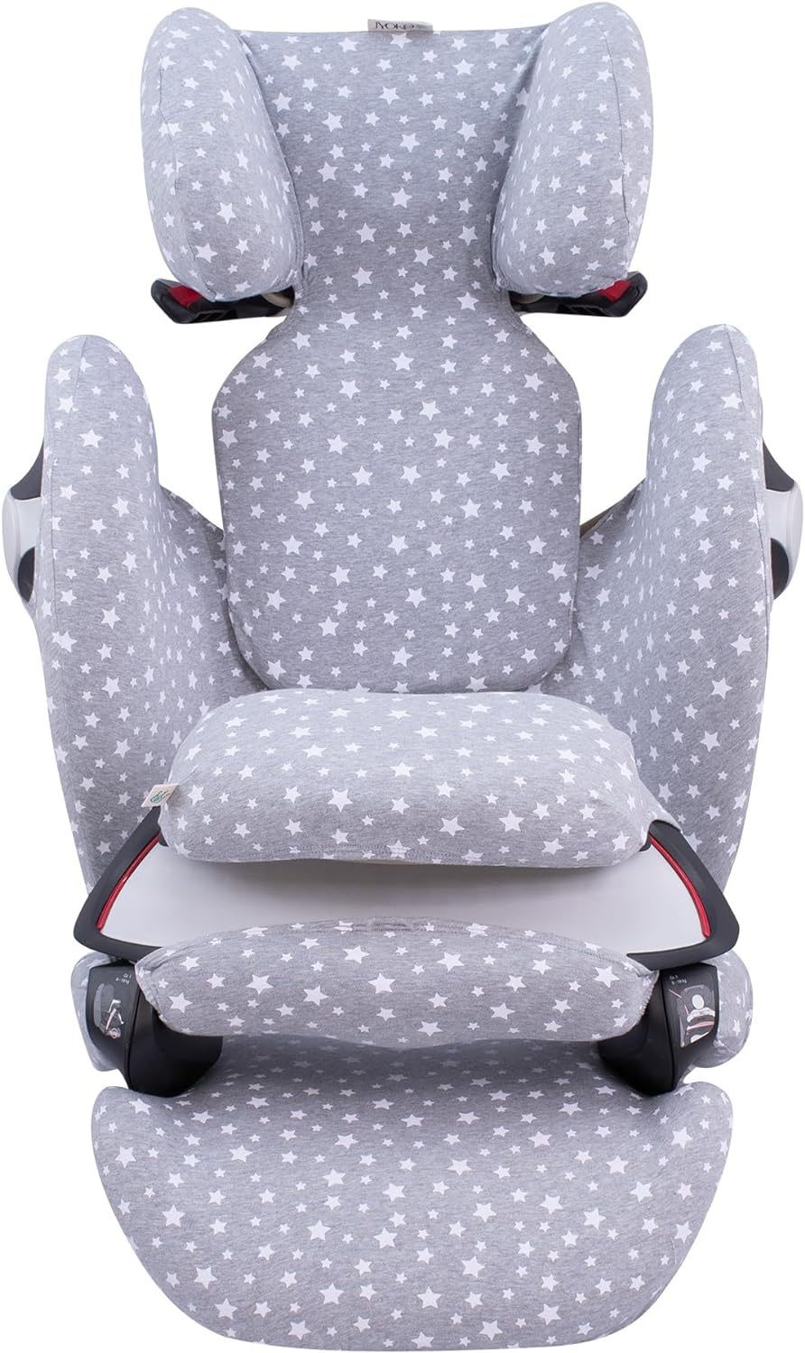 JYOKO Kids Bezug für Autositz kompatibel mit Cybex Pallas M (White Star), White Star