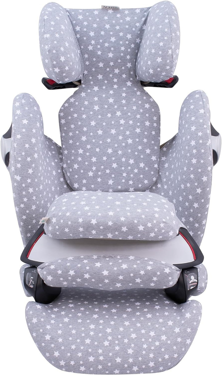 JYOKO Kids Bezug für Autositz kompatibel mit Cybex Pallas M (White Star), White Star