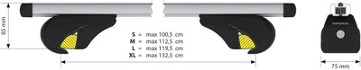 NORDRIVE N15046 Dachträgerstangen aus Aluminium, Yuro