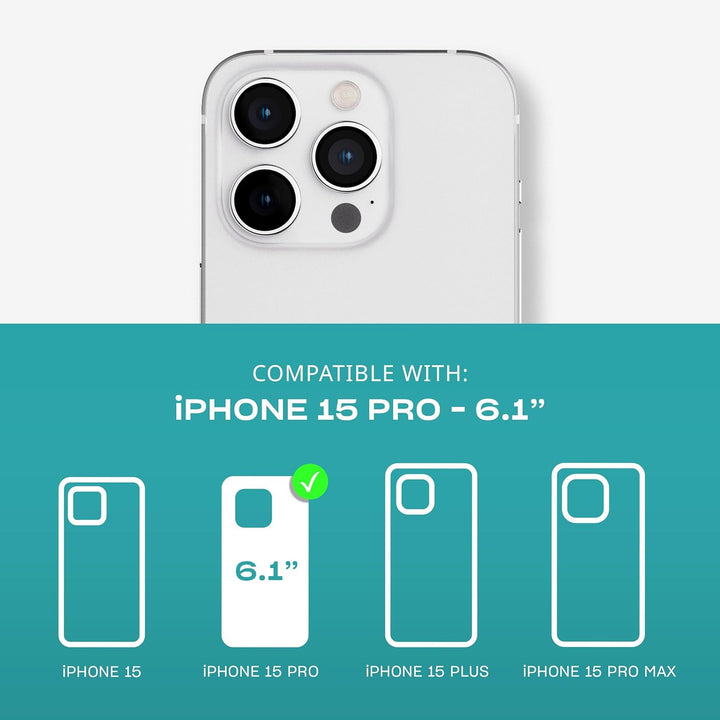 tech21 Evo Clear Hülle für iPhone 15 Pro – Aufprallschutz – transparent farblos, farblos