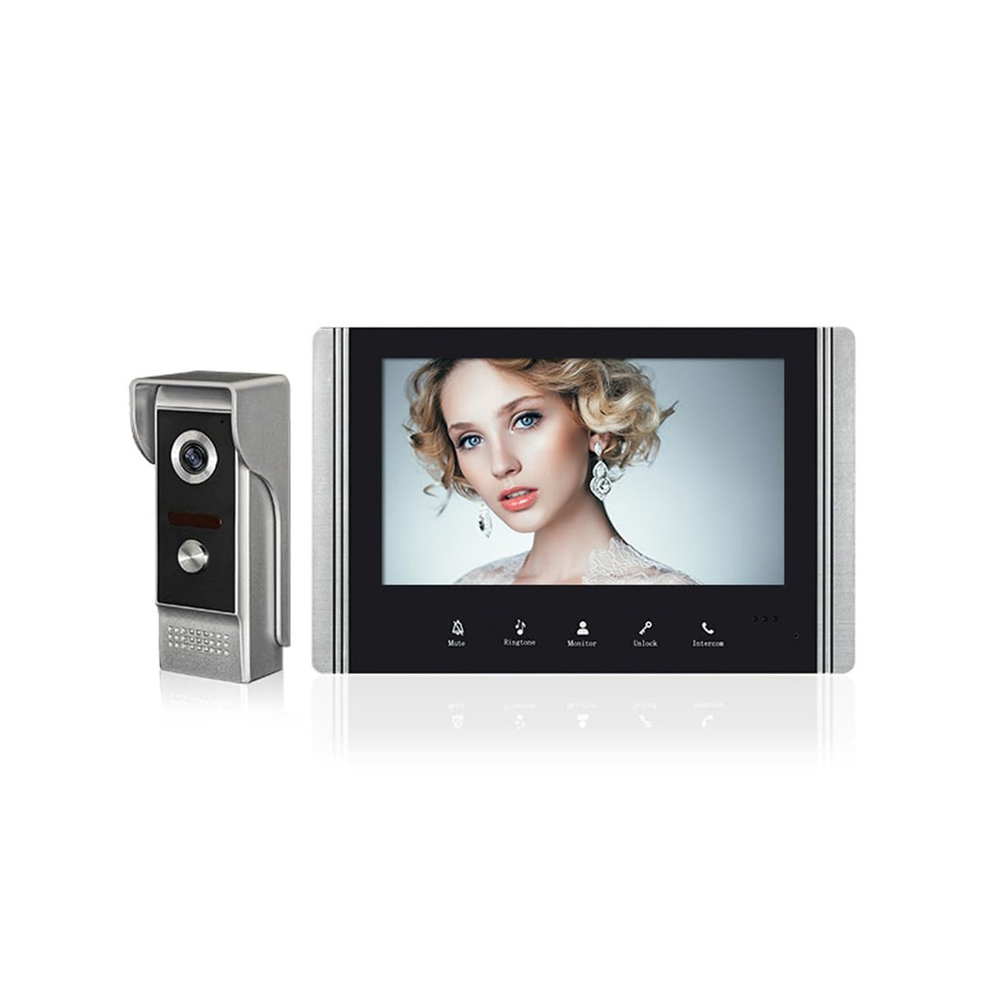 7-Zoll Verdrahtete Video-Gegensprechanlage, TFT LCD-Bildschirmmonitor, wasserdichte Nachtsichtkamera