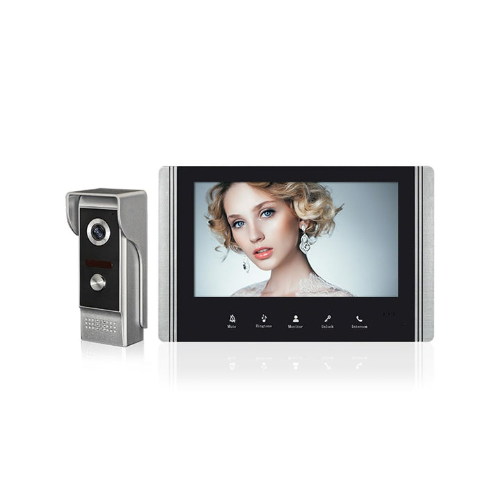 7-Zoll Verdrahtete Video-Gegensprechanlage, TFT LCD-Bildschirmmonitor, wasserdichte Nachtsichtkamera